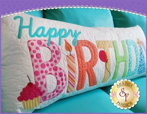 Happy Birthday Pillow Pattern